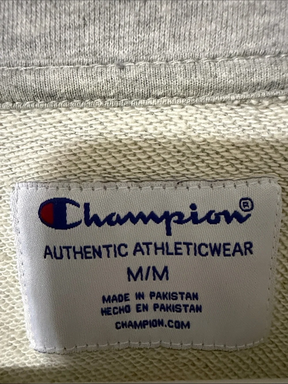 Champion Men’s Heather Gray Half-Zip Sweatshirt